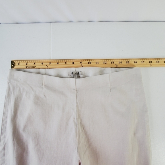 Nic + Zoe All Day Garment Dyed Pants Size 16 Pull-on Flat Front Stretch Slim Fit - Picture 9 of 16